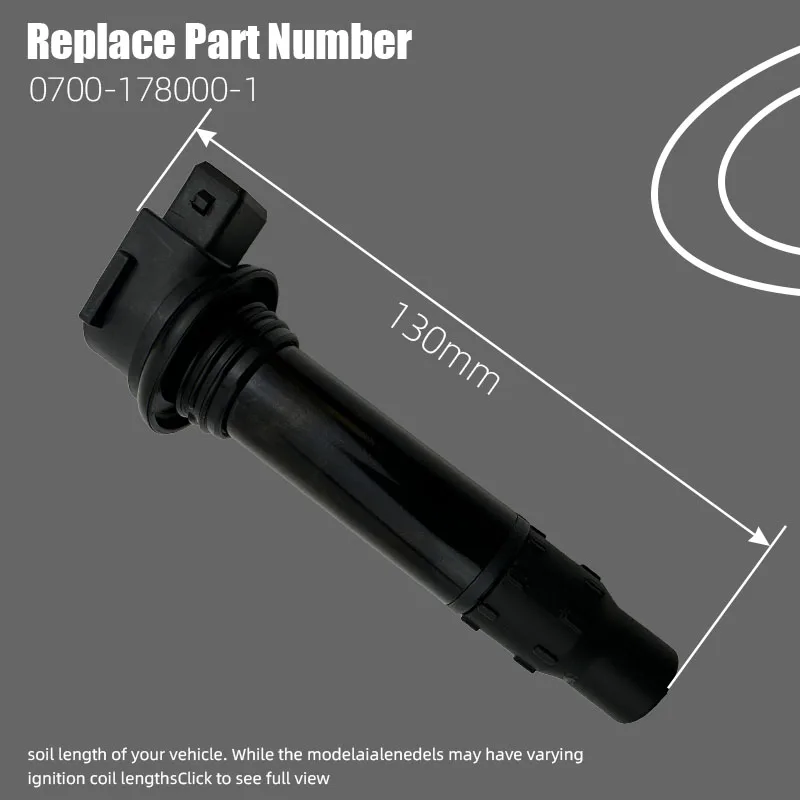 1PCS Motorcycle Ignition Coil For CFMOTO 400NK 400GT 650NK 650TR 650MT CF 400 NK Ignition SystemsParts Replacement 0700-178000-1