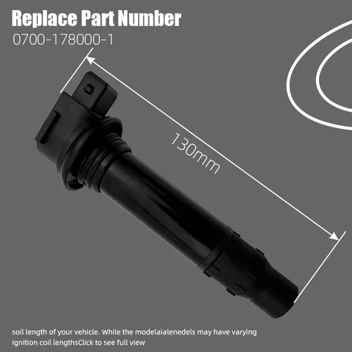 Imagen 2 del producto 1 Bobina de Encendido para Motocicleta CFMOTO 400NK 400GT 650NK 650TR 650MT CF 400 NK, Repuesto de Sistemas de Encendido 0700-178000-1