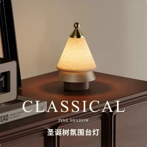 Hot Sale Retro Style Christmas Tree Lights, Gifts, Bedroom Headboard Decor, Desk Ambient Lamp, Night Light
