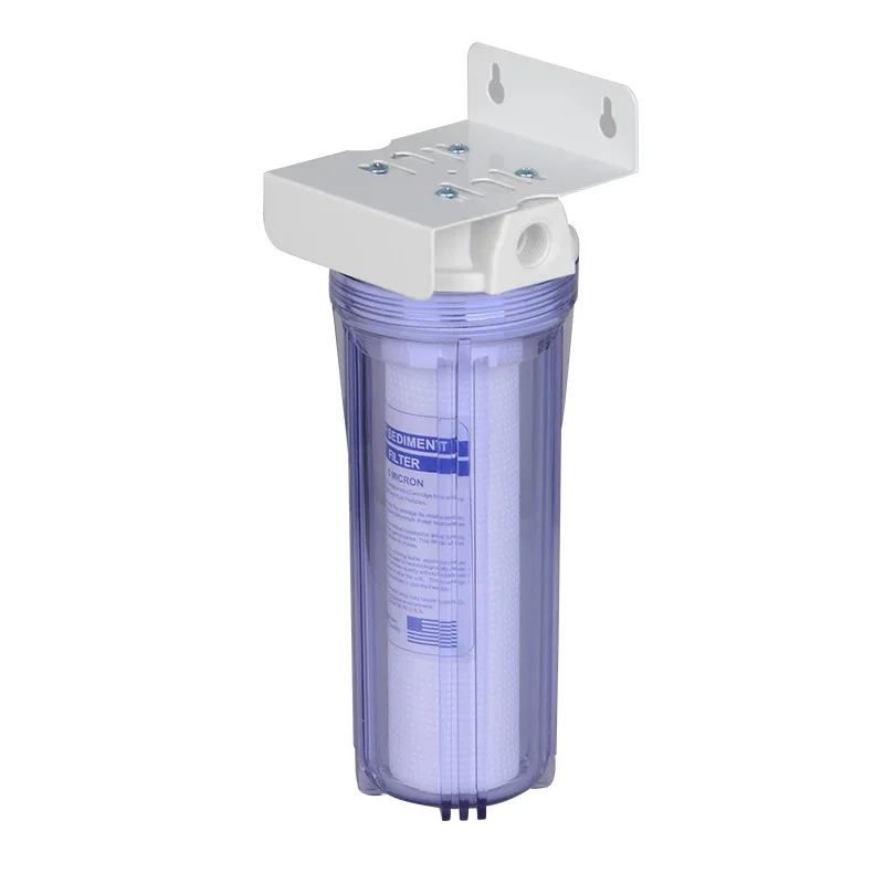 

10-Inch Single-Stage Whole House Water Filter PP Cotton Gradient Precipitation Kitchen Front Water Purifier 1/4'' 1/2'' Inlet