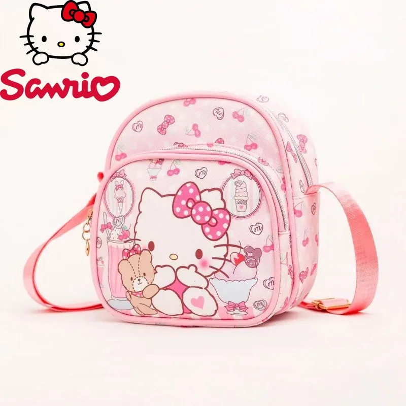 

Sanrio Hello Kitty Kuromi Melody Cute Cartoon Mini Crossbody Purse Faux Leather Messenger Shoulder Bag School Bags Travel