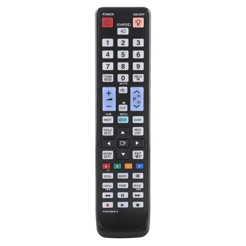 Y23A Smart TV Remote Control for Samsung AA59-00431A, Replacement Universal Remote Control AA59-00431A for Samsung Smart TV