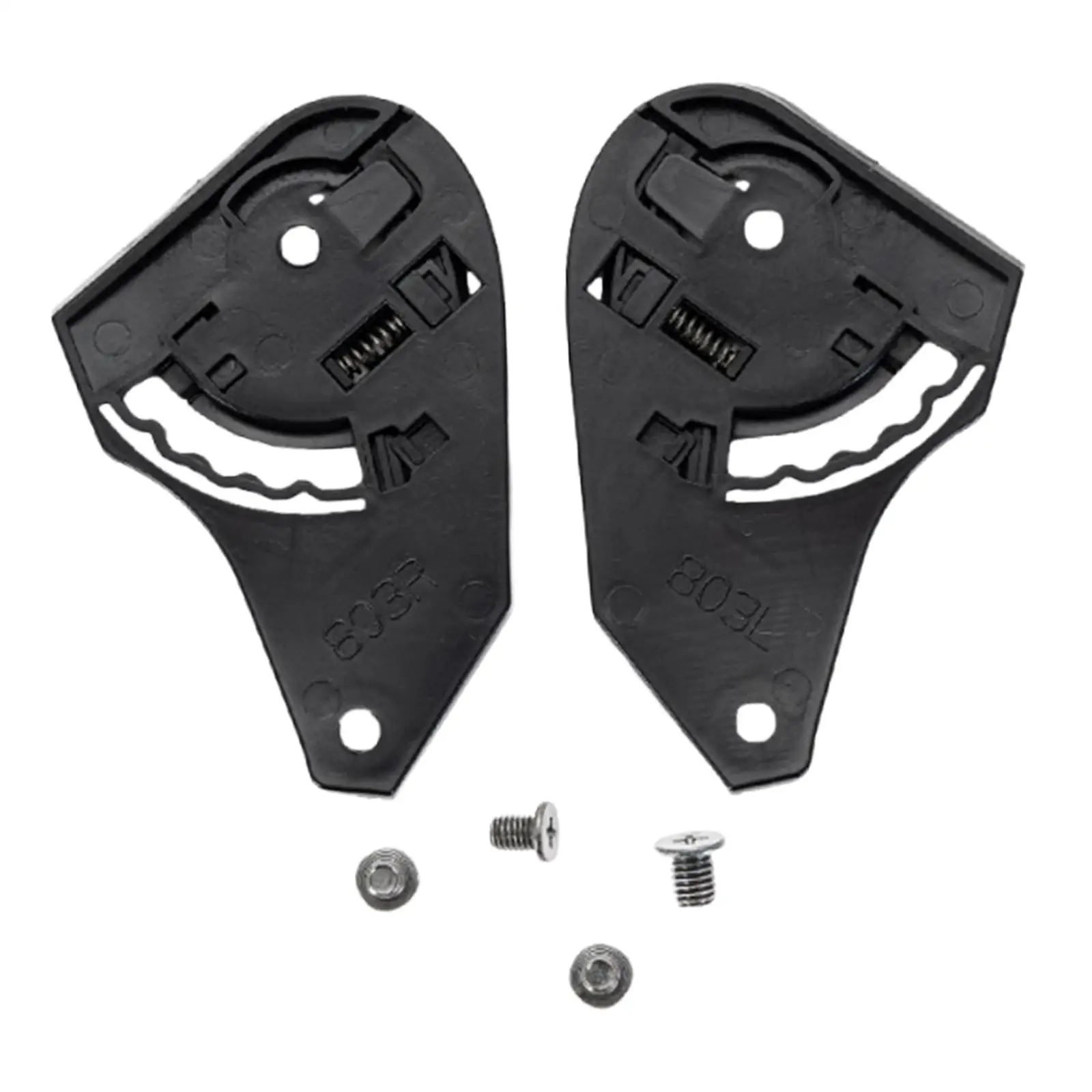 2 Pieces Helmet Shield Base Easy to Install Repair Parts High Performance for