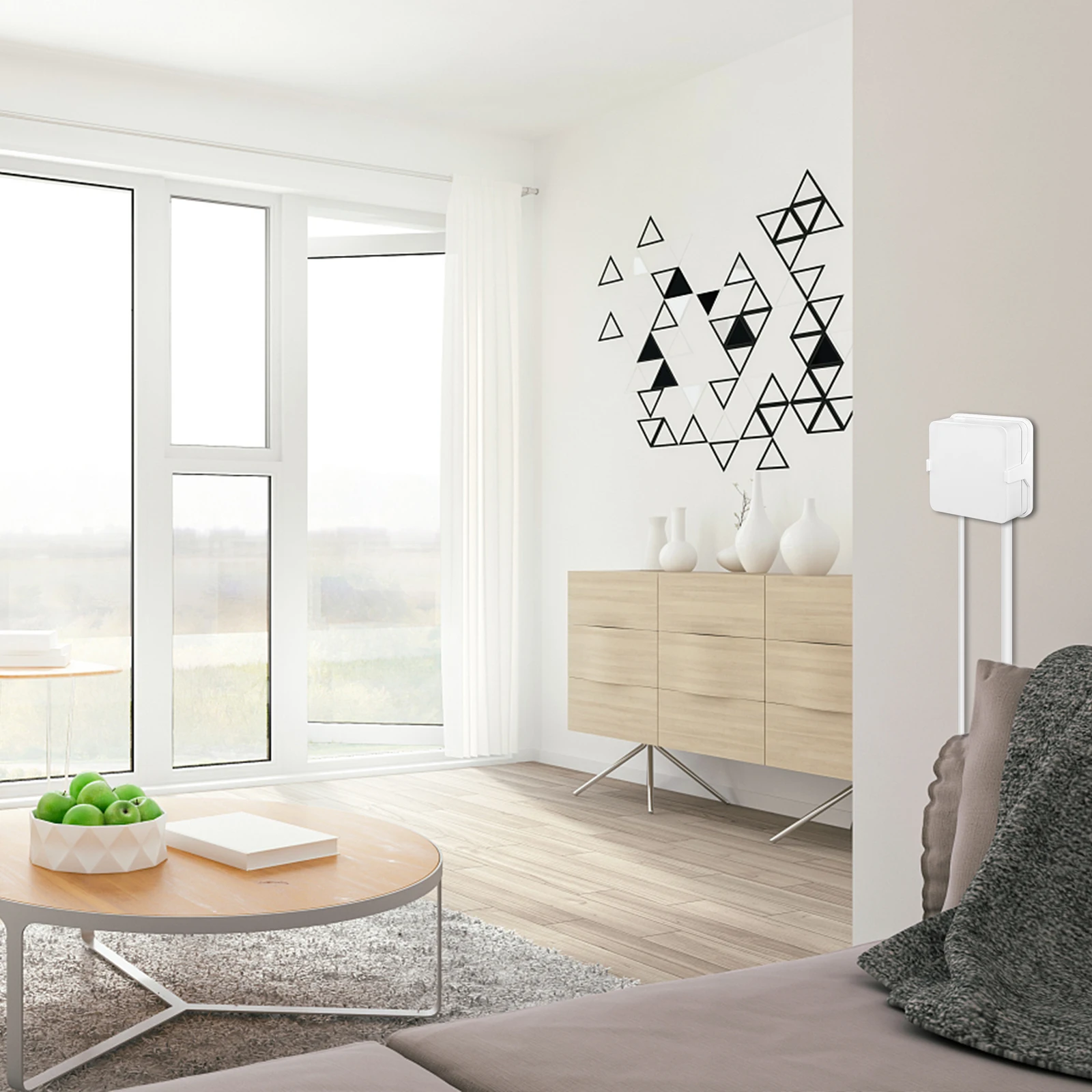 Giá Treo Tường Giá Đỡ Cho Điện Lutron Caseta L-BDG2 & L-BDGPRO2 Với VHB Keo Dính Chắc Không Khoan Trần Chân Đế Cáp Arrangment