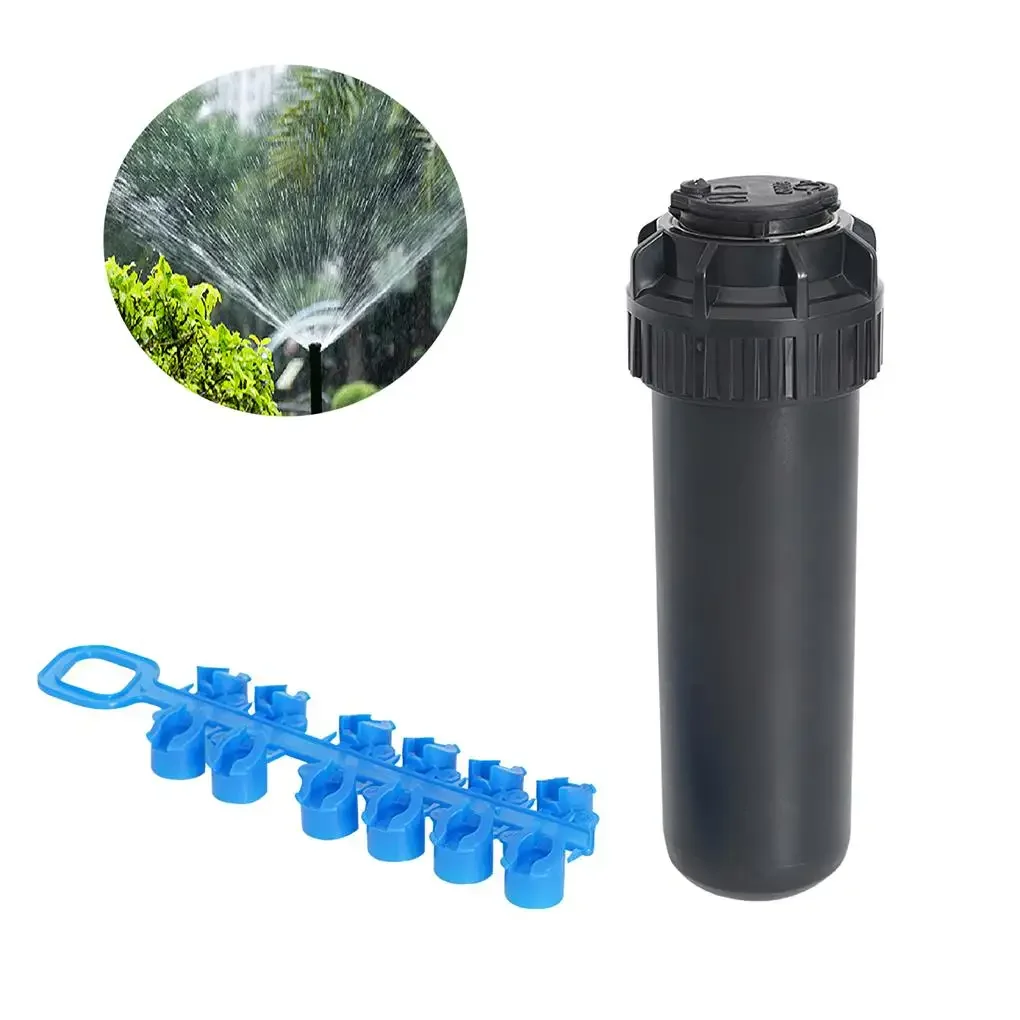 

6 Points DN20 Rainproof Bird Automatic Lifting Underground Rotating Sprinkler for Landscaping Maintenance