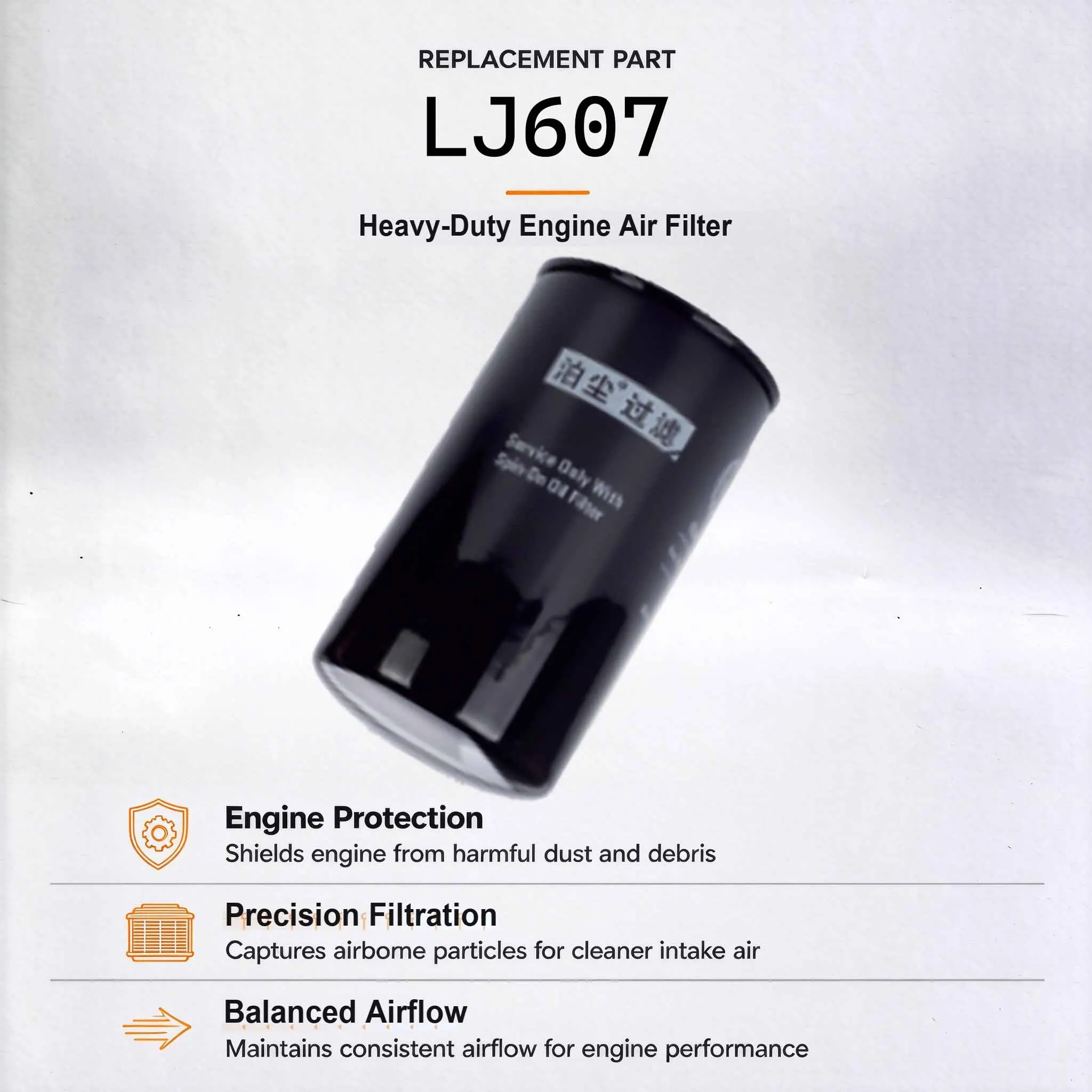 Oil Filter 6735-51-5240Fits for Komatsu PC220-8 PC240-8 PC200-8MO PC210-8MO PC220-8MO PC240-8MO PC270-8MO PC205HB-10 PC215HB-10