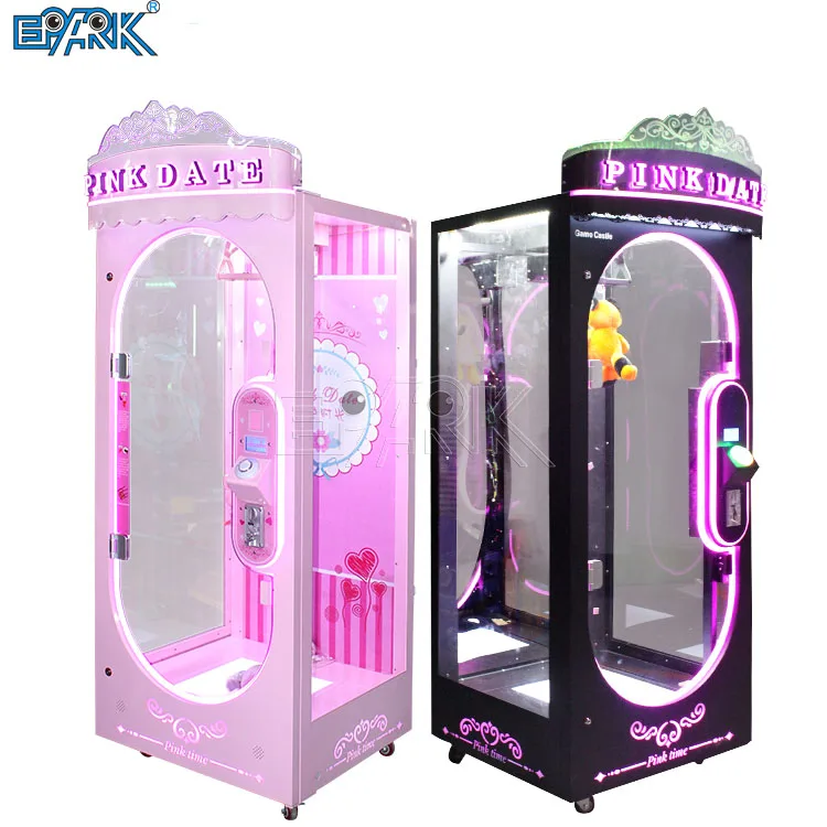 

Coin Operated Big Toy Doll Scissor Cutter Pink Date Cut Your Prize Toys Vending Machine