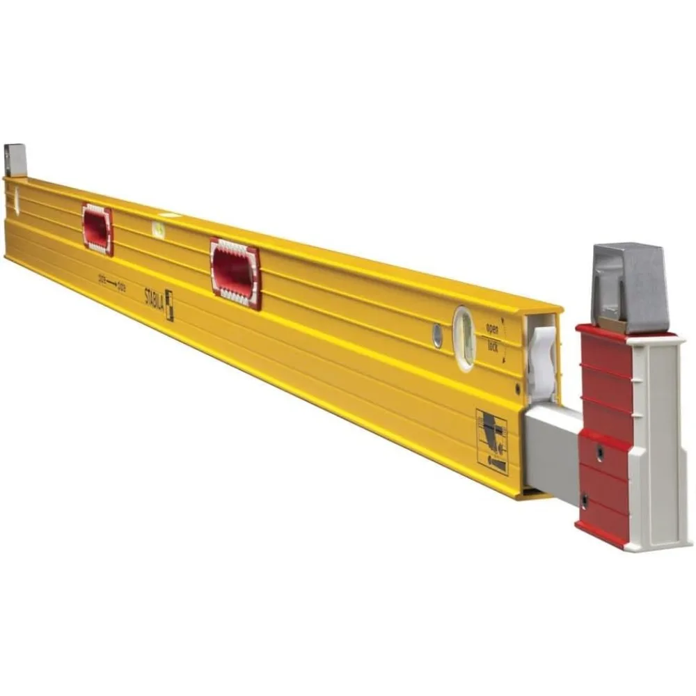 Type 106T Extendable Plate Level 6-10 Feet with Removable Standoffs The Extra Long Spirit Level