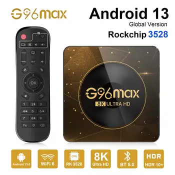 Android13 8K Smart TV Box Wifi6 Přenos Rockchip3528 32G 64G Velká paměť G96max A13 Přehrávač médií Netflix Youtube Zdarma Živý přenos 10 nejlepší prodej Chytrý televizní přijímač Rockchip RK3229 - №2