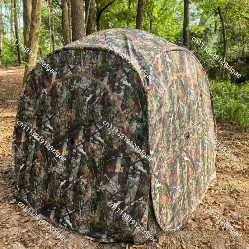 Outdoor Camping Camouflage Camouflage Bird Watching Tent 270 ° Forest Multiplayer Round Portable Hunting Tent