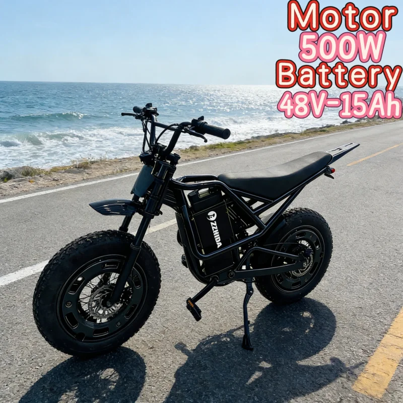 

20*4.0 inch fat tire off-road mountain electric bicycle factory direct sale E-Bike500W motor 48V15Ah battery electric bicycle