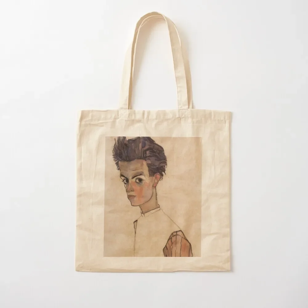 

original painting by Egon Schiele 1890 - 1918, Egon Schiele Prints Tote Bag bags luxury women hand bags tote bags men Tote Bag