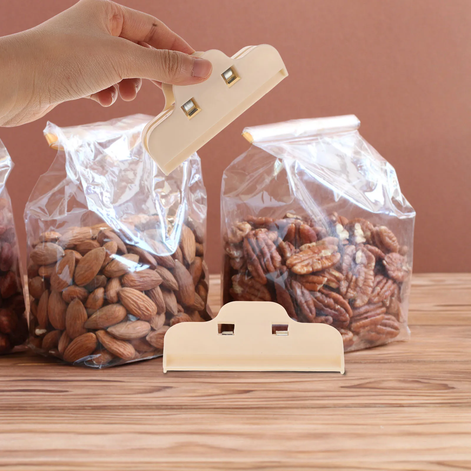 

5pcs Snack Closers Food Lock Clamps For Chips And Other Food Bags Plastic Bag Clips Parper Clip for Chips Snack Clips Snacks