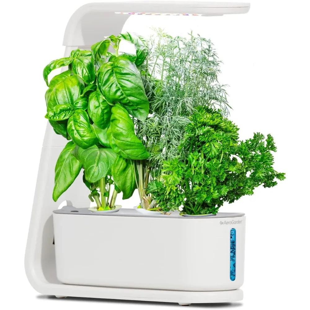 

Hydroponic Planting System Kit, Indoor Hydroponic Planting System with LED Growth Lights, White