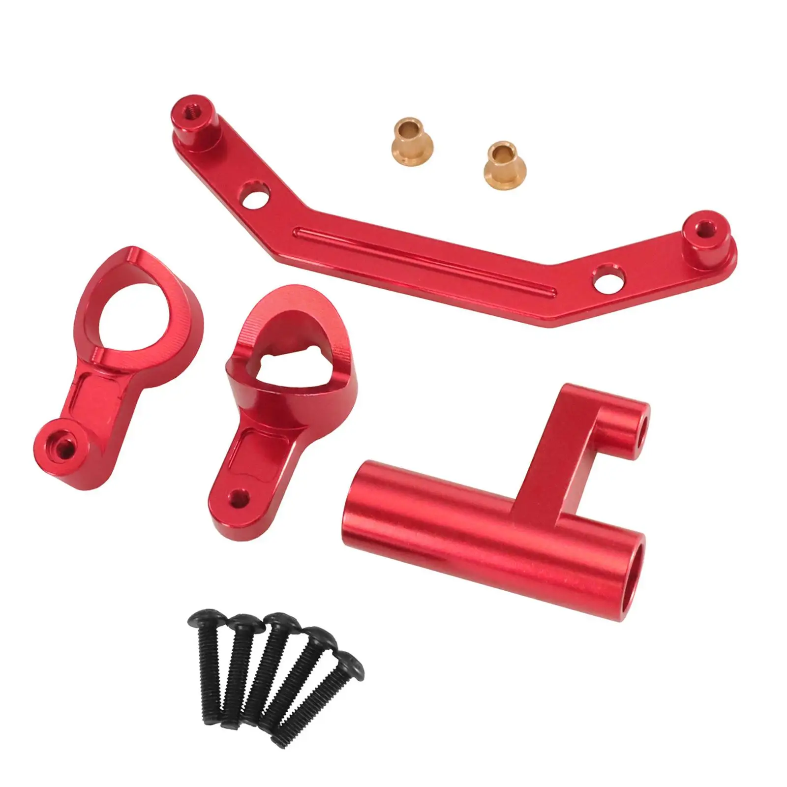 RC Car Steering, Assembly Easy Installation, Fitting Metal, Direct Replaces, High Performance, Steering Components RC Parts