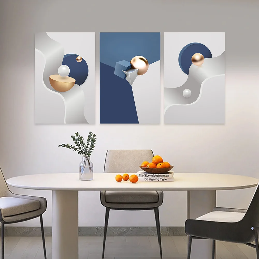 Modern Simple Living Room Sofa Background Wall Corridor Residents Hotel Decorative Painting Abstract Art Canvas Painting Core