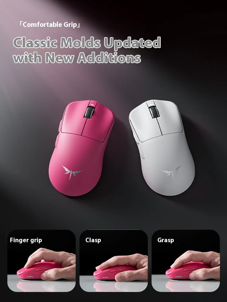 New VGN Dragonfly F1 SE Wireless Gaming 3mode Mouse Bluetooth PAW3311 57g E-Sports New F amily Member Compatible PC Gamer Mouse
