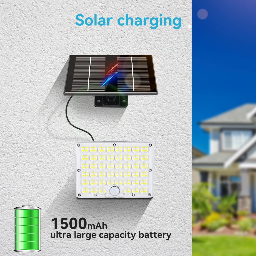 Solar Light Oudoor Motion Sensor Integrated Super Bright Solar Wall Light Strong Power IP65 Solar Garden Light
