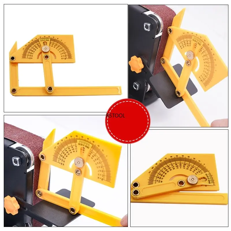 Precise Protractor and Angle Finder Woodworking Measurement Tools 0° to 180° for Measure Inner/Outer Angle Plastic Protractor