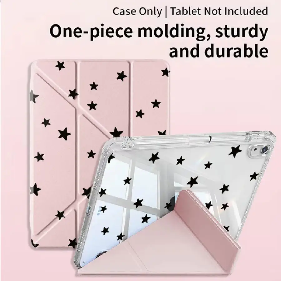 Creative Little Star Art Y-Fold Holder Cover Tablet Case For iPad Air 4 5 M3 M2 1 2 M4 11inch Mini 6 7 Pro 2025 Pro 11th 10th