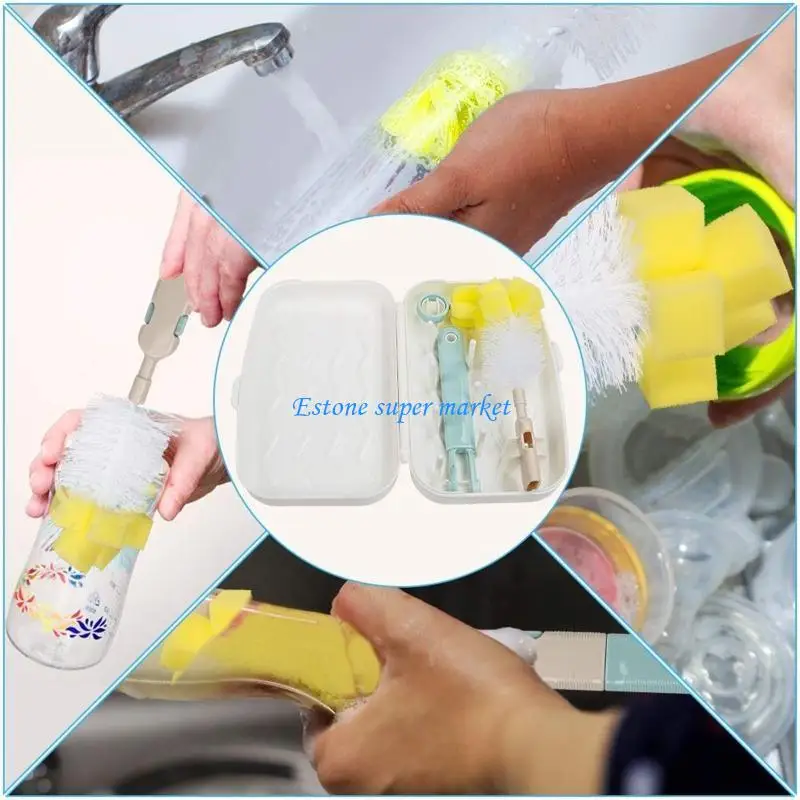 090B bình sữa bình sữa trẻ bình đựng chai Bàn chải chai cho ăn các sản phẩm chăm sóc miệng