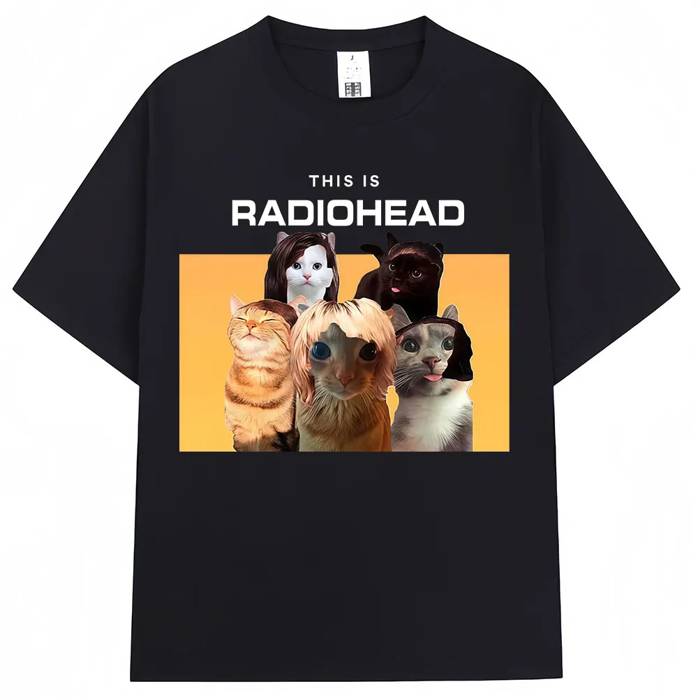 Camiseta gráfica Vintage divertida de Radiohead The Bends camisetas de verano de manga corta de alta calidad camisetas Unisex