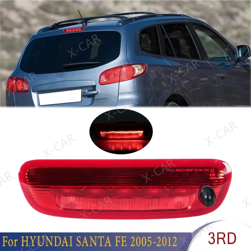 3RD Rear Bumper High Mounted Stop Light Lamp High Brake LED Lights For HYUNDAI SANTA FE SANTAFE 2005-2012 927502B000