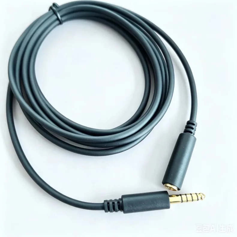4.4mm Male to 4.4mm Female Audio Extension Cable, 4.4 Balanced Plug Audio Connector Extension Cord