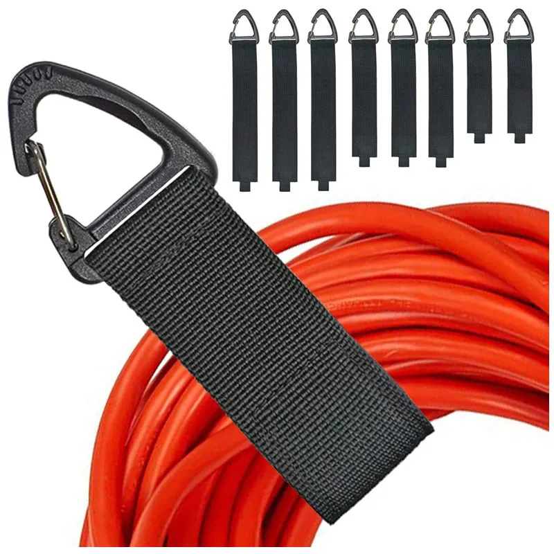 Manager Power Cord Cable Ties Cable Winding Binding Tape Hose Wire Storage Mountain Climbing Buckle Woven Tape Nylon Strap