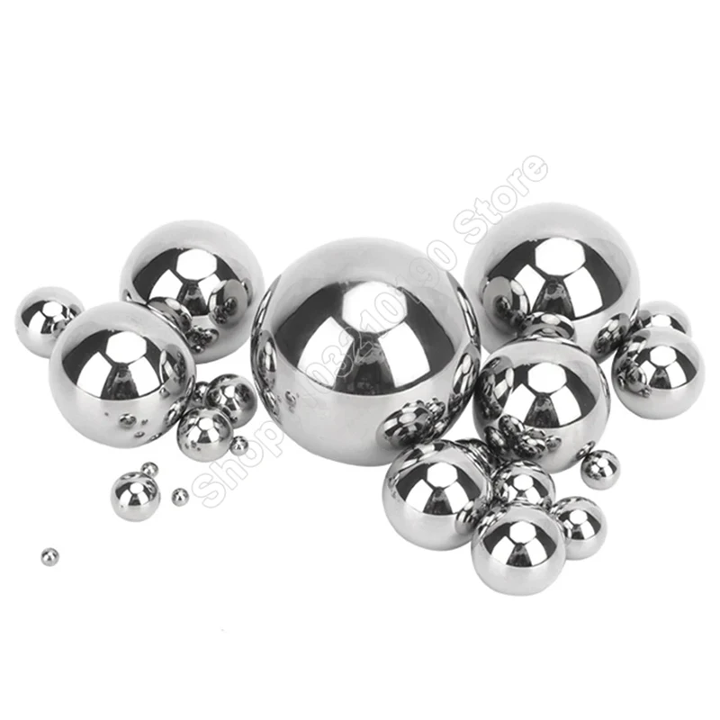 10-200Pcs 440C Stainless Steel Solid Ball High Precision Bearing Balls Smooth Round Ball Bead Diameter 1/1.2/1.5/1.588-10.3188mm