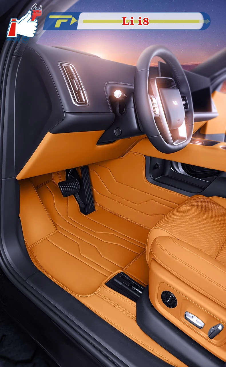 

Left-hand Drive Car Floor Mat For Li i8 2025 Full-Surrounded Foot Mat Mat Floor Liner Floor Carpet Water-proof Mat Floor Carpet