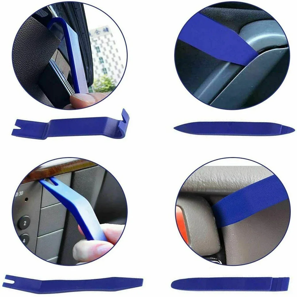 Car Door Clip Trim Removal Tools Blue+red Dashboard Removal Tool Disassembly Tools Navigation Disassembly Repair Tools