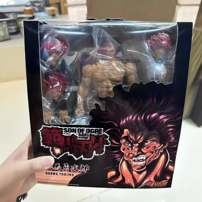 Storm Toys Hanma Yujiro Figure St 1/12 Grappler Serie Anime Figures Movable Pvc Models Statue Collectible Doll Birthday Gifts