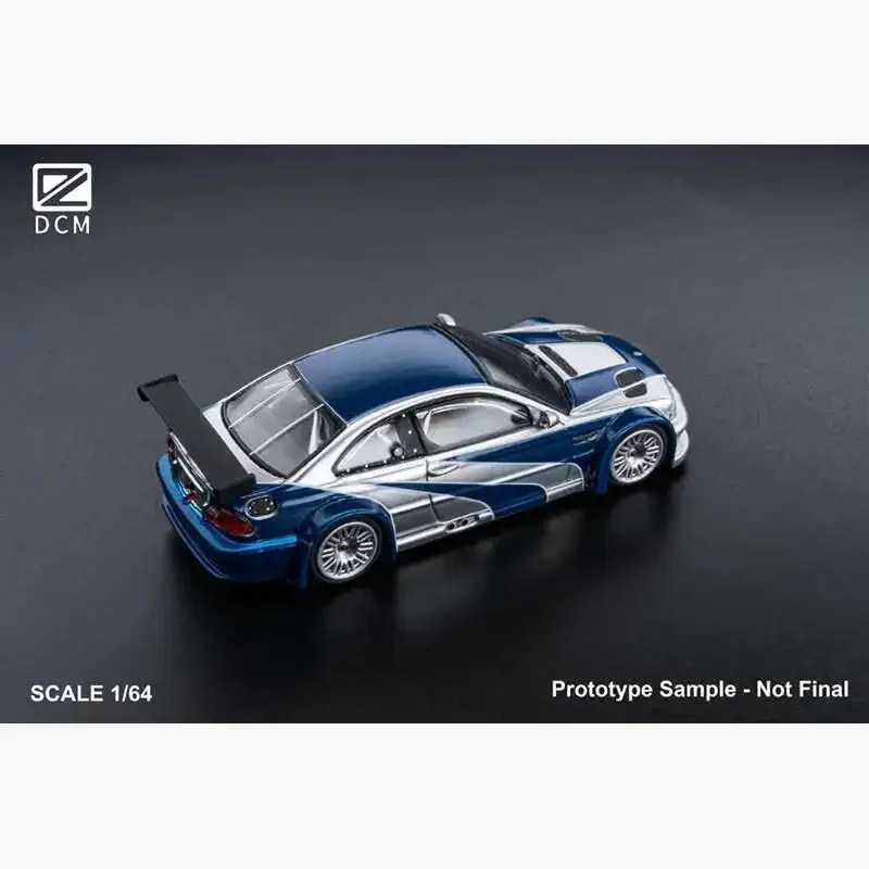 

DCM в наличии 1:64 E46 M3 GTR Коллекция моделей автомобилей Миниатюрные игрушки Литая под давлением диорама