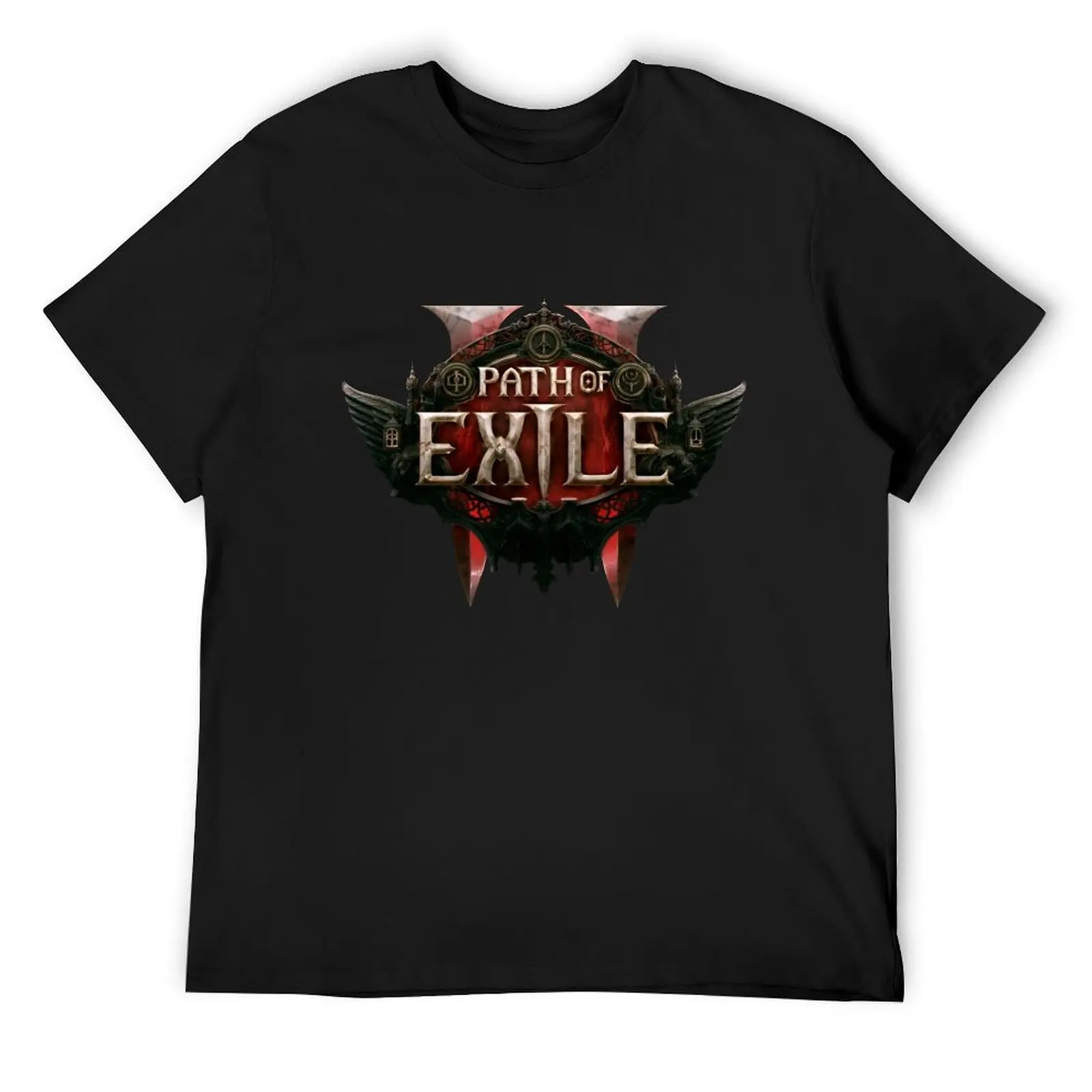 Path of Exile 2 T-Shirt man clothes anime baggy shirts men t shirt