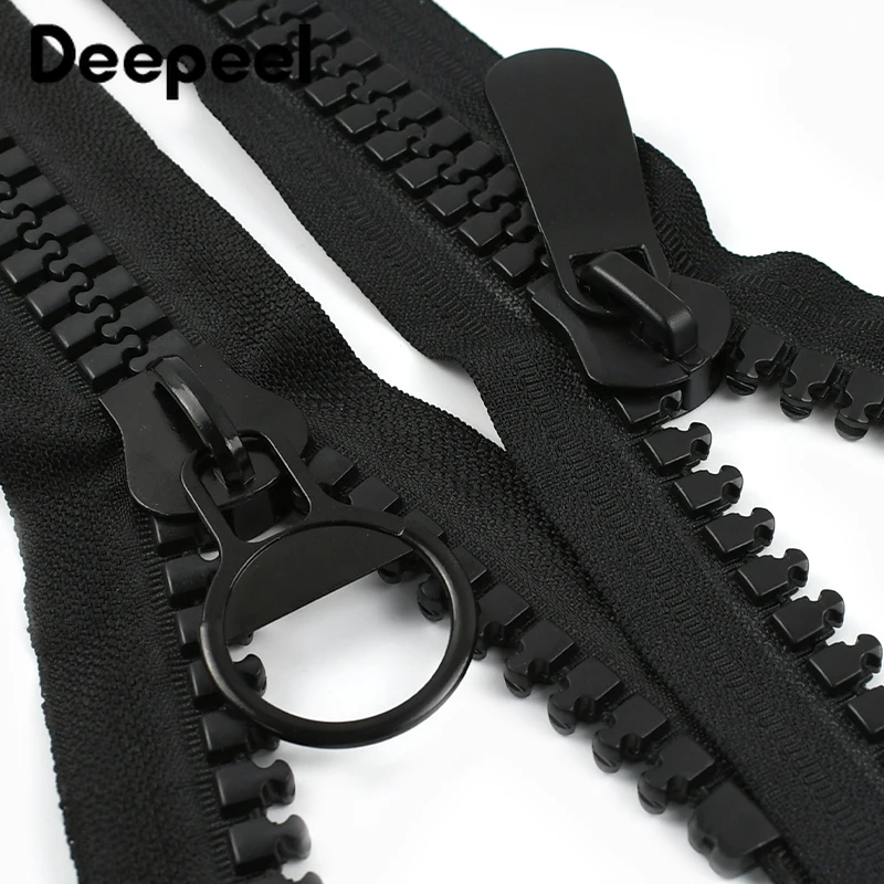 

60-100cm 20# Extra Resin Zippers Garment Backpack Zipper Closure Tent Down Replace Open-End Zip Repair Kits Sewing Accessories