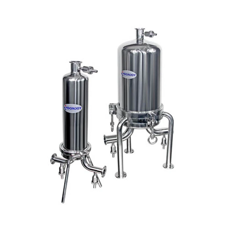 DONJOY directo de fábrica sanitario de acero inoxidable 304/ 316L Micro filtro de membrana Micro filtro sistema de filtración de líquidos