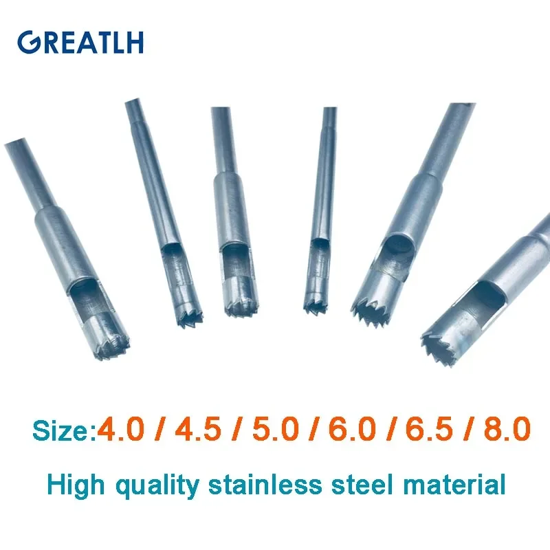 GREATLH Orthopedic Bone Screw Extractor Bone Screw Extractor T Handle Broken Nail Extractor Orthopedic Instrument Stainless