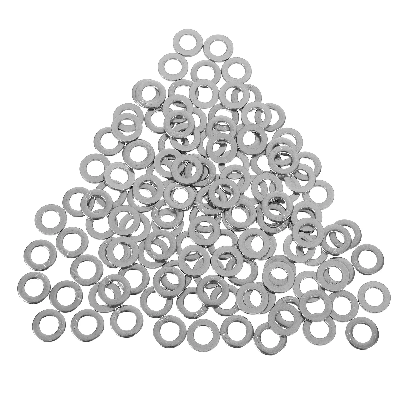 

125Pcs Flat Washers Stainless Steel Assortment - Round Metal Washers for Bolt Screw Fastening Hardware Repair Home Improvement