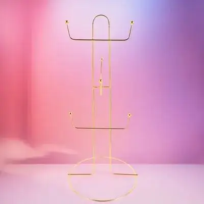 

Metal 6-Hook Mug Tree Organizer Sturdy Iron Mug Holder Coffee Cup Stand Kitchen Countertop Tea Cup Storage Rack Coffee Bar