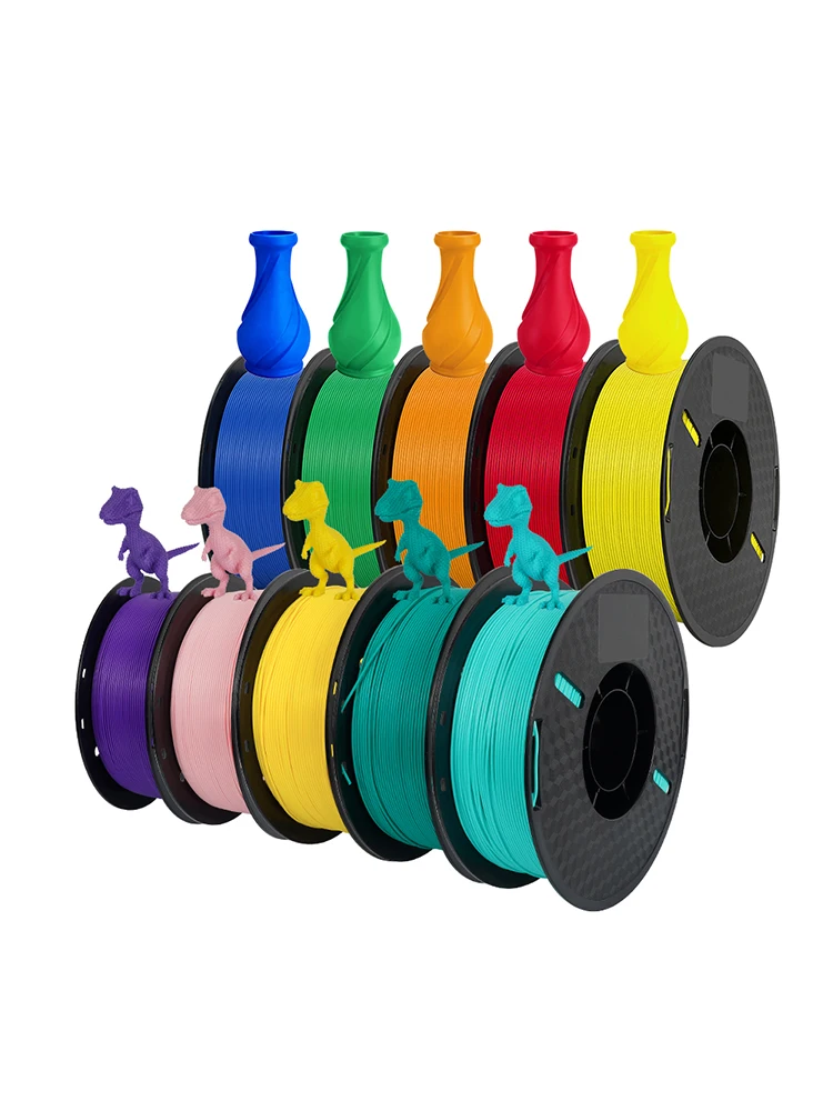 Filament KINGROON PLA/HS-PLA/PLA Matte/PLA+ 5KG, filament PLA do druku 3D, 1,75 mm, 1KG/rolka (2,2 lbs), starannie nawinięty, materiały do druku 3D. — zdjęcie produktu 7