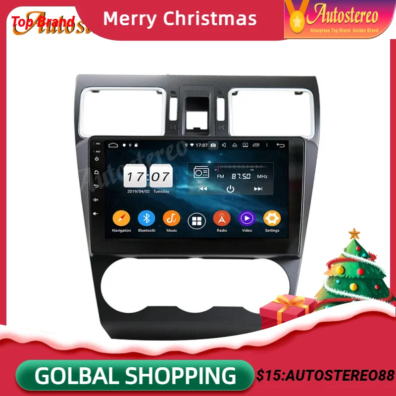 Carplay For Subaru Forester 2015-2018 Android 13 Car GPS Navigation Multimedia Player Head Unit Radio Tape Recorder Auto Stereo