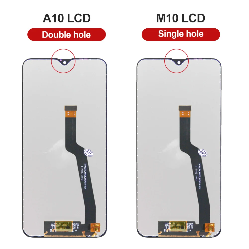 100% Tested A10 Display Screen for Samsung Galaxy A10 SM-A105F/DS A105FN/DS A105M/DS Lcd Dispaly Touch Screen Digitizers for M10