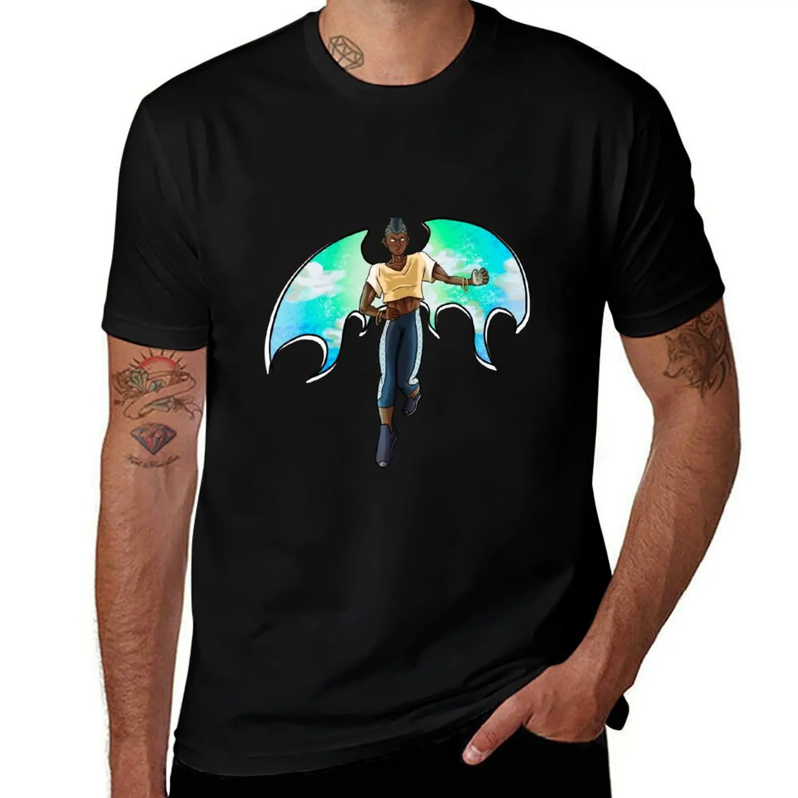 Winged T-Shirt Durable Work Wear T-Shirt