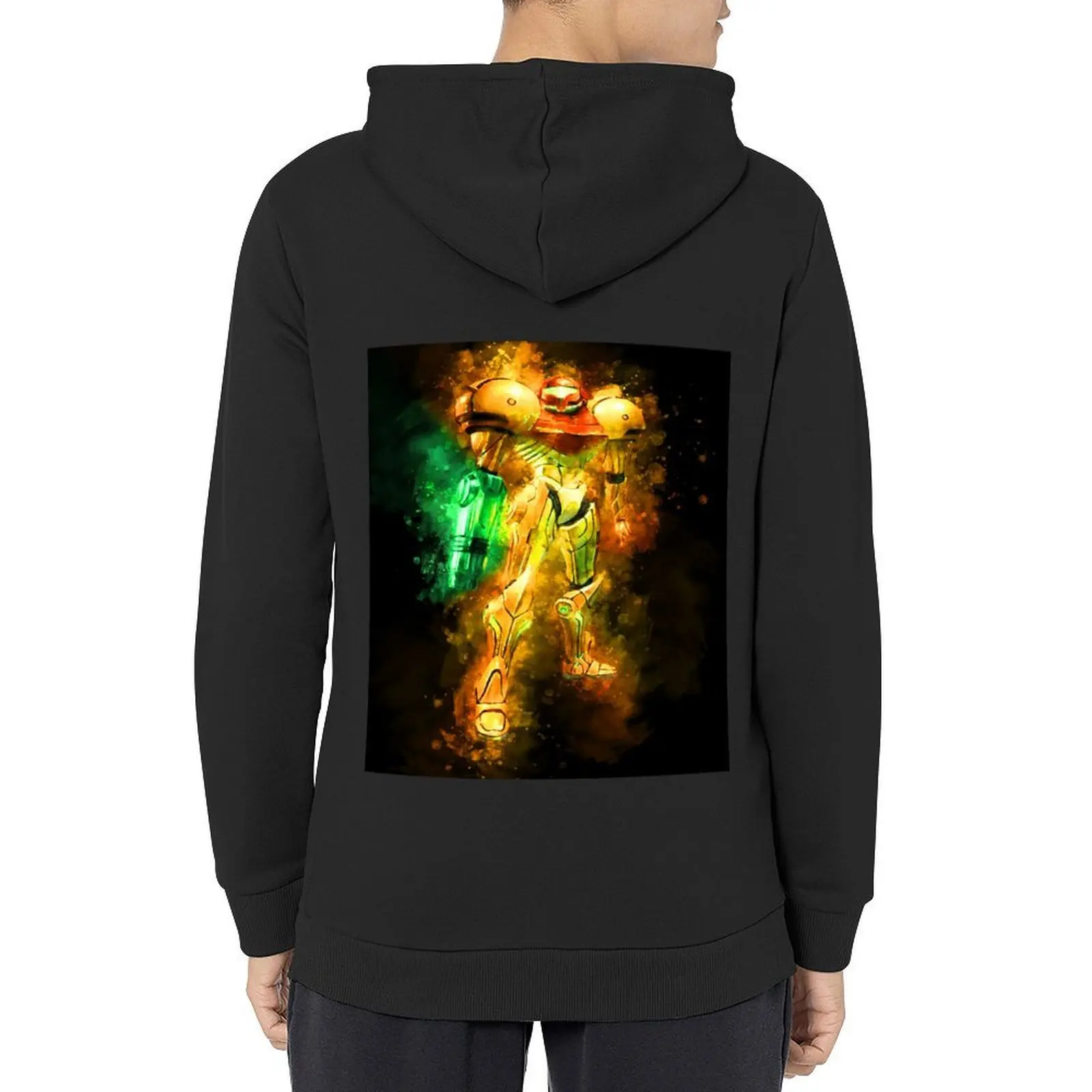 

Metroid - Samus Aran - Prime Hunter Hoodie men's winter sweater korean style clothes mens clothes hoodie man