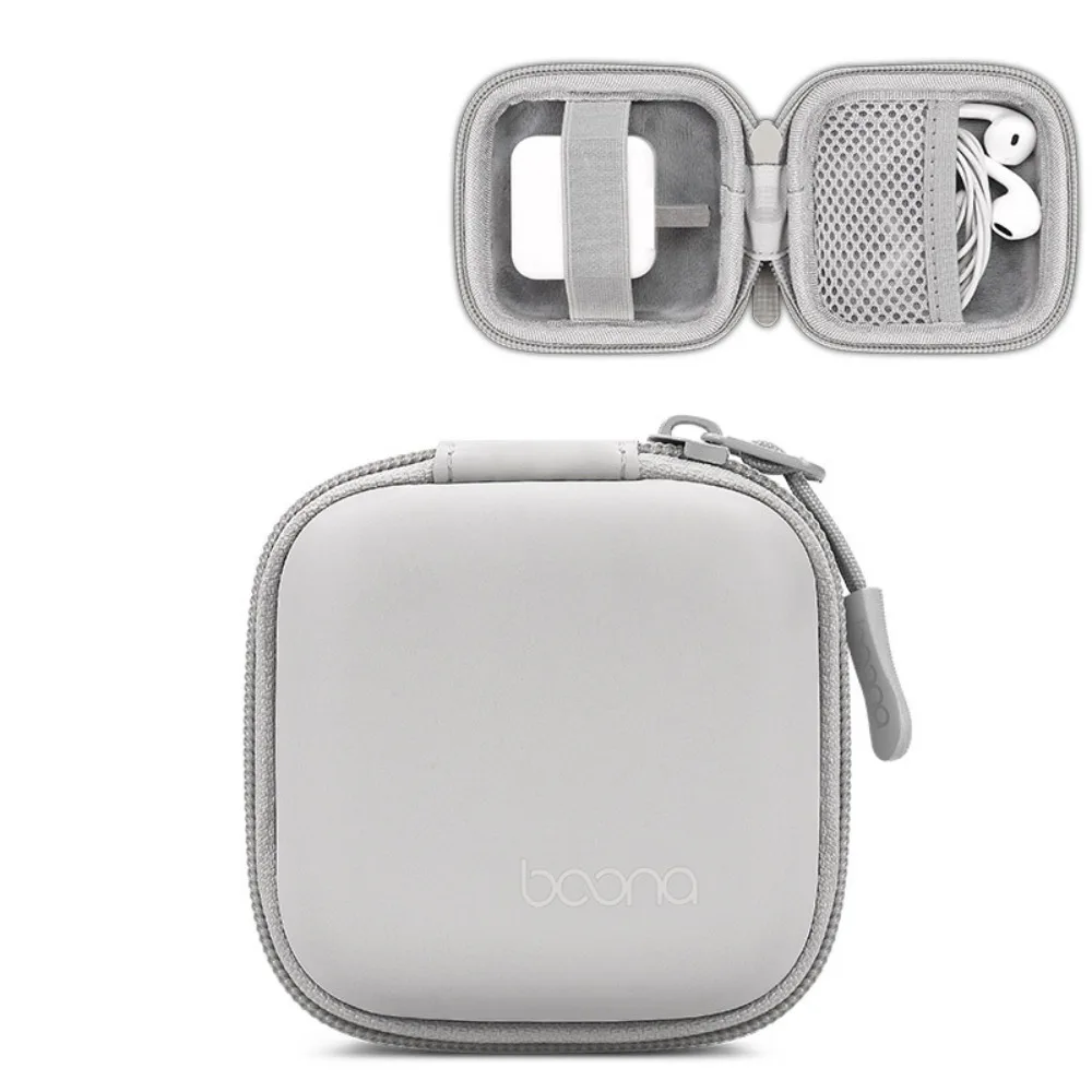 

Hard Shell Digital Gadget Case Protective Cover Fall Prevention Digital Gadgets Storage Bag PU Elastic Straps