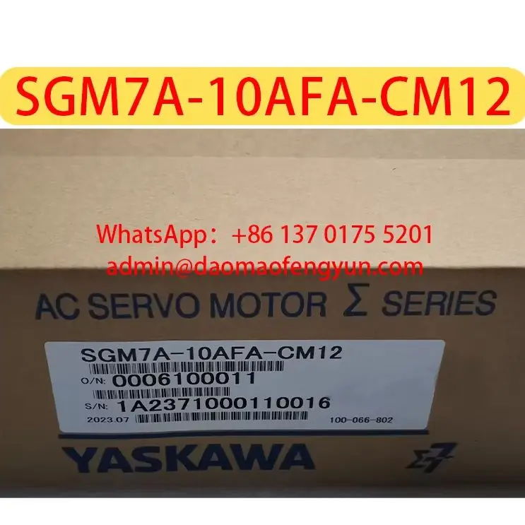 SGM7A-10AFA-CM12 Brand New Servo Motor Fast shipping 1-year warranty In Stock，SGM7A 10AFA CM12