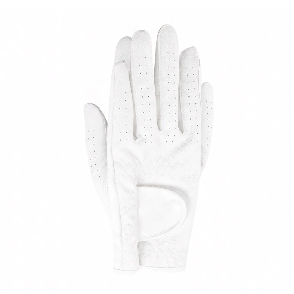 

Мягкая белая замшевая перчатка для гольфа, спортивные перчатки для левой руки, дышащие, нескользящие, профессиональные перчатки, спортивное снаряжение