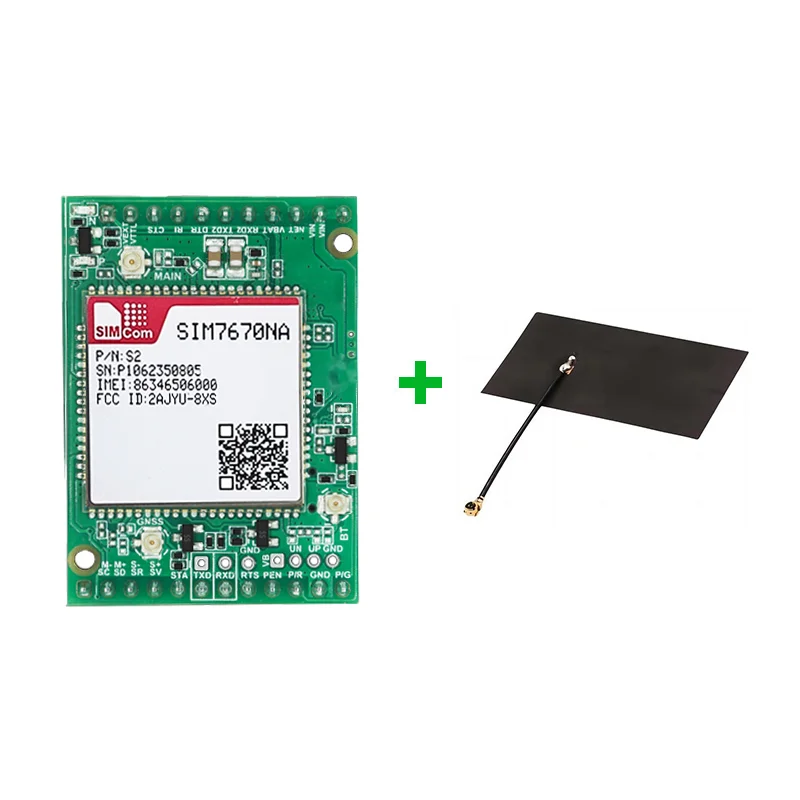 SIMcom CAT1 Core Board SIM7670E/G/NA - Qualcomm Chip Integrated Support for Data+GNSS Optional No Voice Functionality