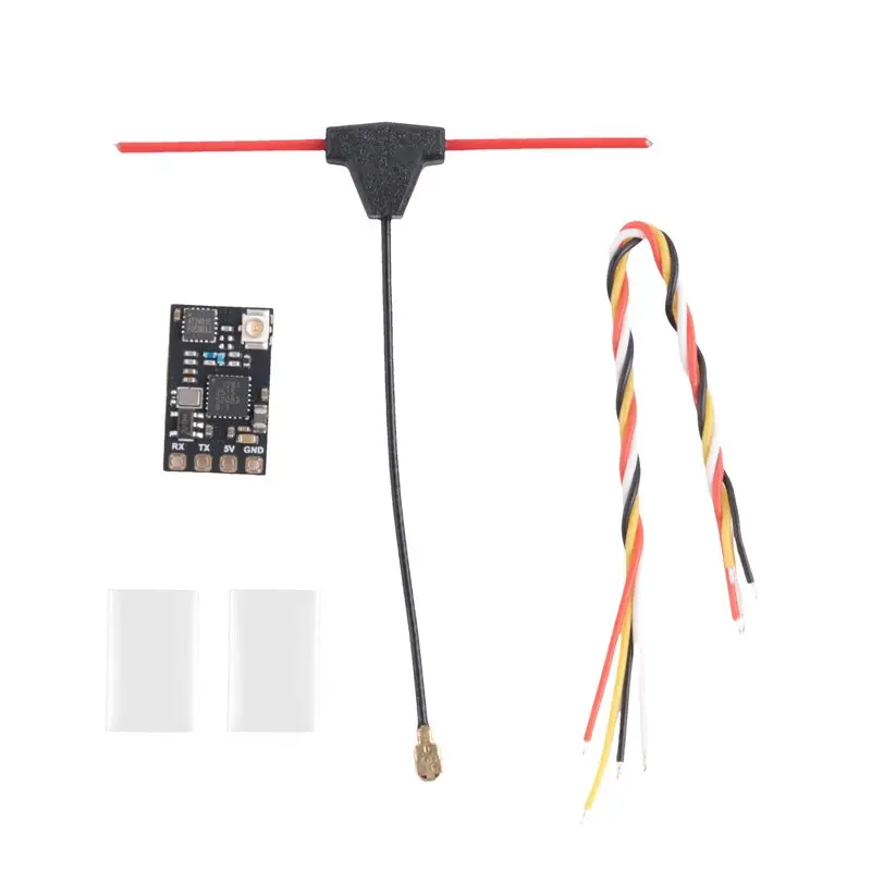 AS96-FPV ELRS Receiver 2.4GHZ Open Source RC Model Long Range Nano 2400RX Fixed Wing Long Range Aircraft Reception, Durable